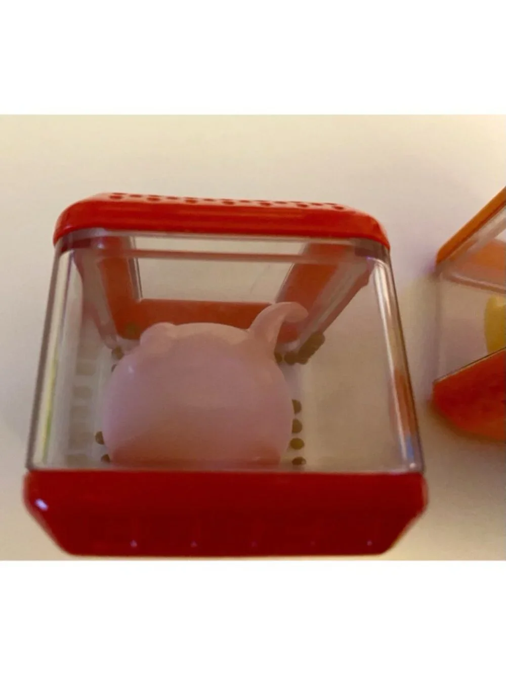 VTG 2 Fisher Price Peek-a-Blocks Replacements Pink Pig and Ducks Farm Sensory